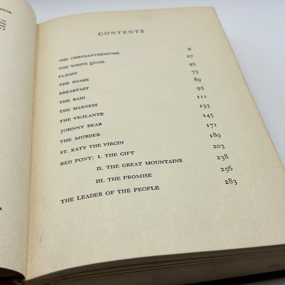 John‎ Steinbeck Books 3 The Long Valley Tortilla Flat In Dubious Battle Collier